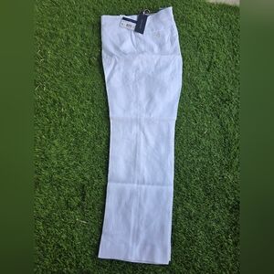 Tommy Hilfiger Mens 100% Linen Dress Pants Sz 38x30 Modern Fit NWT White $125